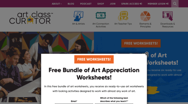 artcuratorforkids.com