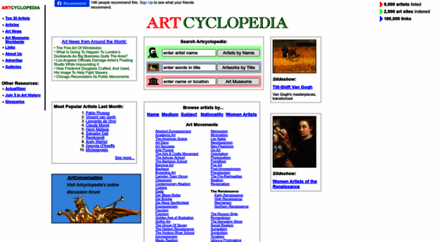 artcyclopedia.org