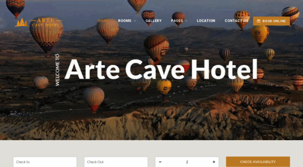 artecavehotel.com