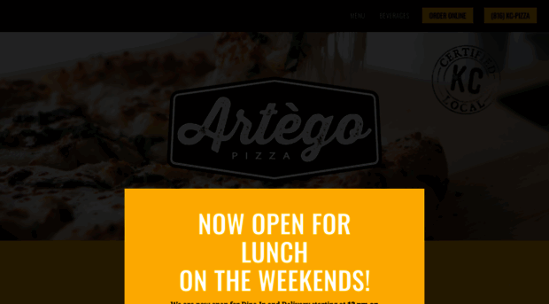 artegopizza.com