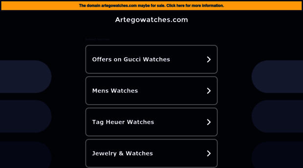 artegowatches.com