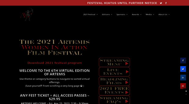 artemisfilmfestival.com