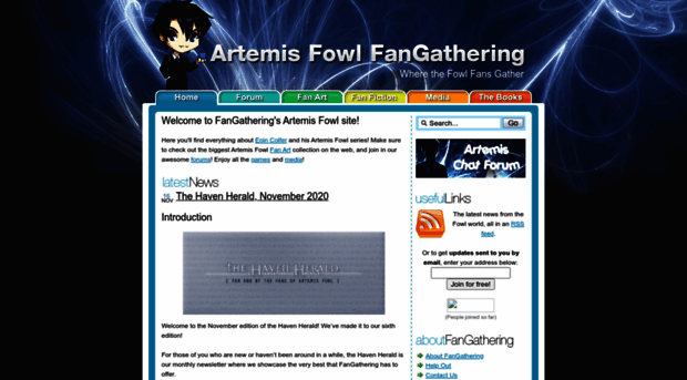 artemisfowl.fangathering.com