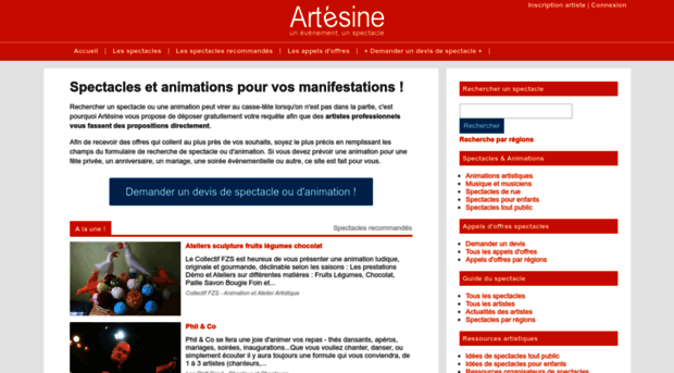 artesine.fr