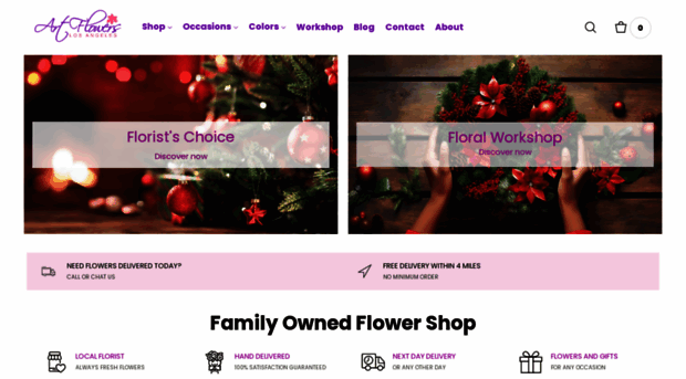 artflowersla.com