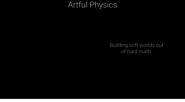 artfulphysics.com