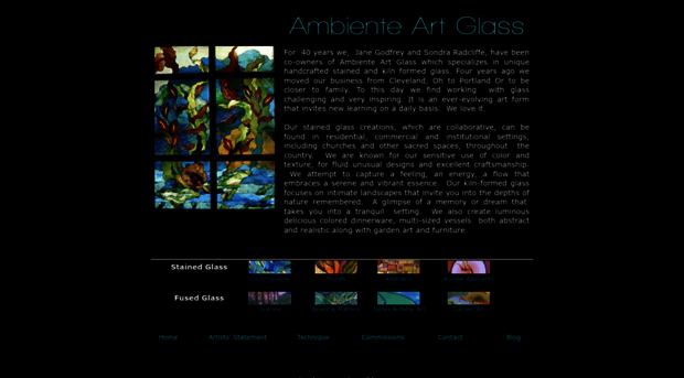 artglassambiente.com