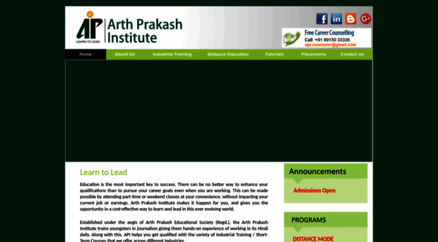 arthprakashinstitute.com