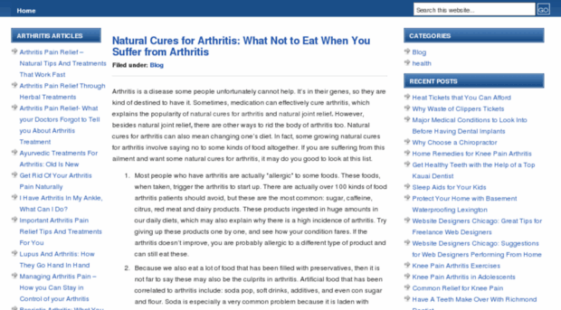 arthritisreliefinc.com