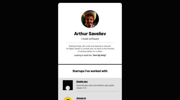 arthursaveliev.com