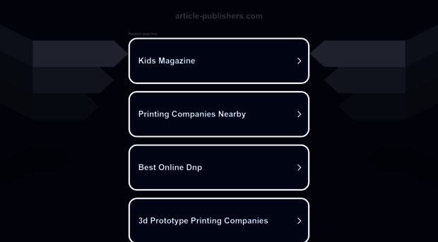 article-publishers.com