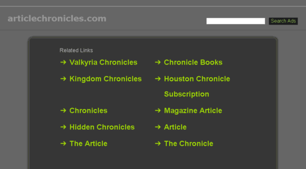 articlechronicles.com