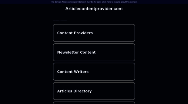 articlecontentprovider.com