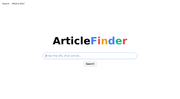 articlefinder.org