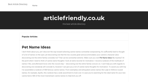 articlefriendly.co.uk