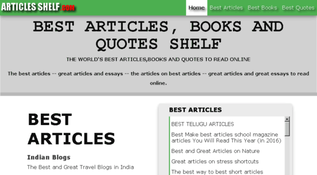 articlesshelf.com