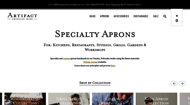 artifactaprons.com