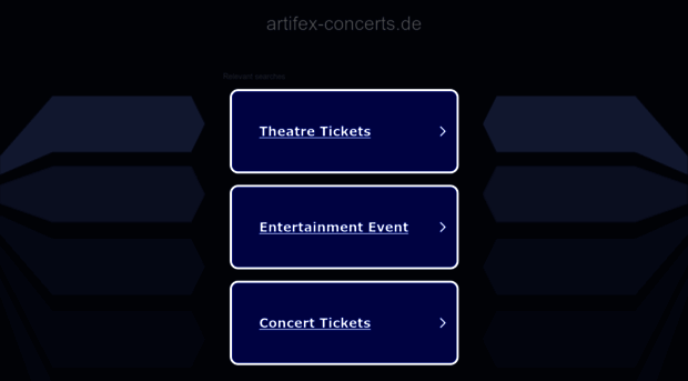 artifex-concerts.de