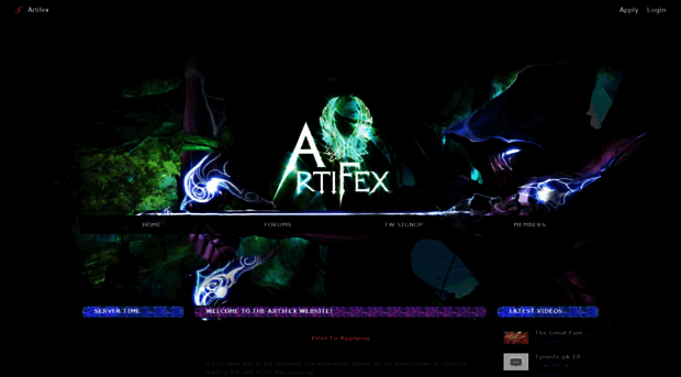 artifexpw.shivtr.com