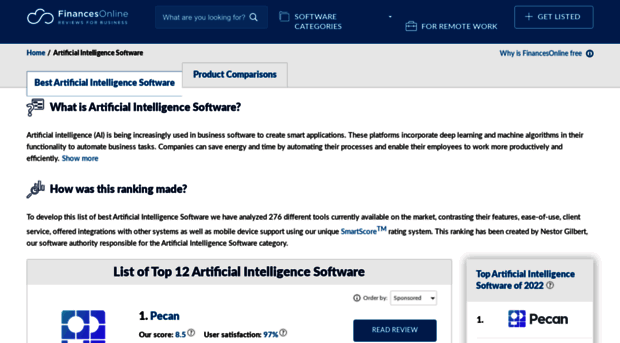 artificial-intelligence.financesonline.com