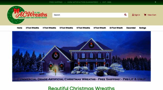 artificialchristmaswreaths.com