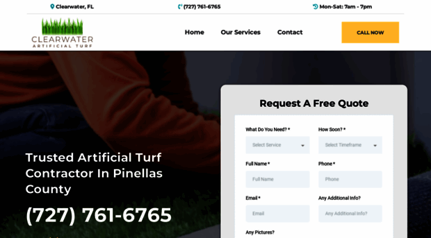 artificialturfofclearwater.com