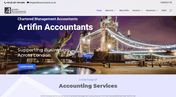 artifinaccountants.co.uk