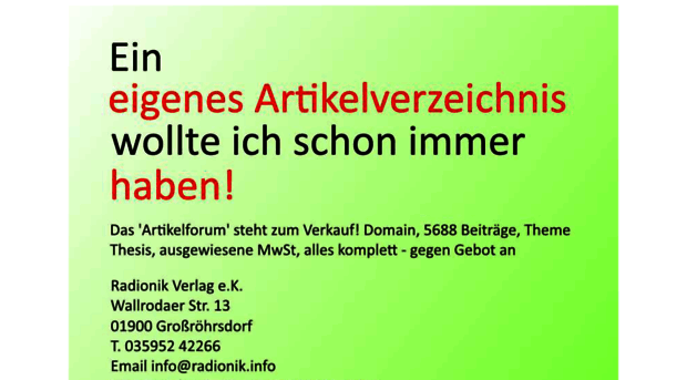 artikelforum.de