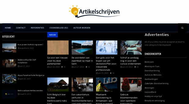 artikelschrijven.be