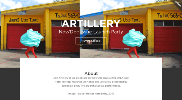 artillery.splashthat.com