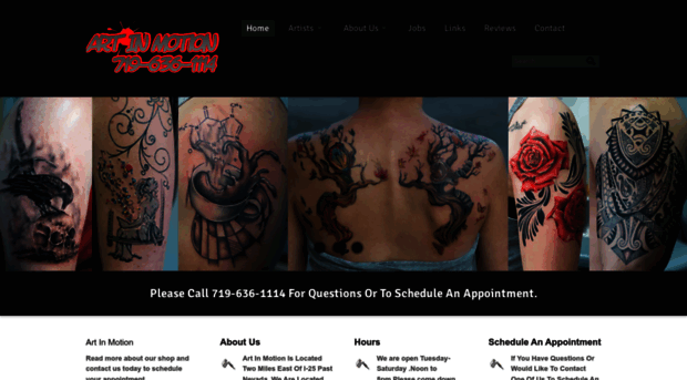 artinmotiontattoos.com