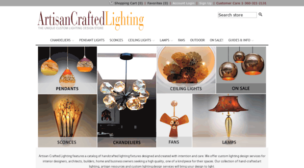 artisancraftedlighting.com