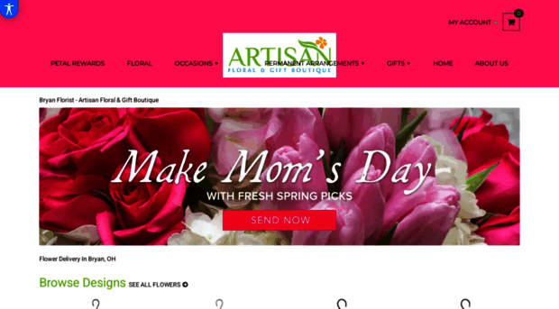 artisanfloralandgift.com