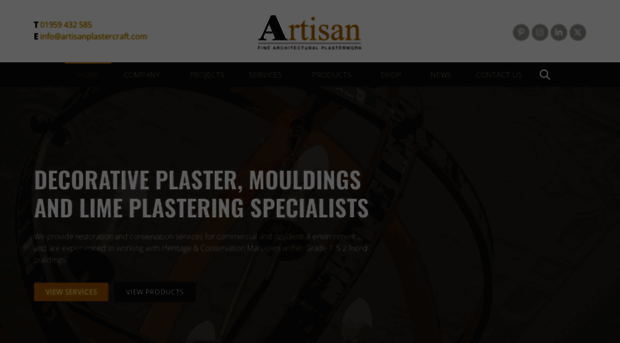 artisanplastercraft.com