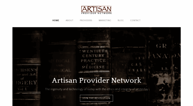 artisanprovidernetwork.com