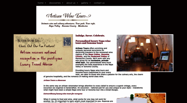 artisanwinetours.com