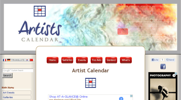 artist-calendar.com