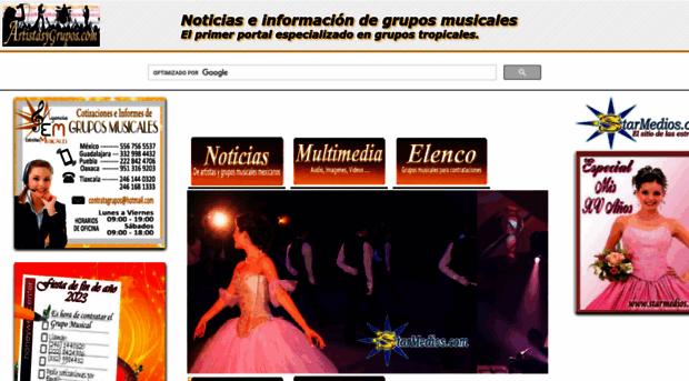 artistasygrupos.com