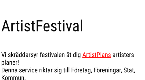 artistfestival.se