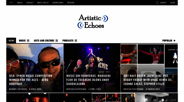 artisticechoes.co.uk