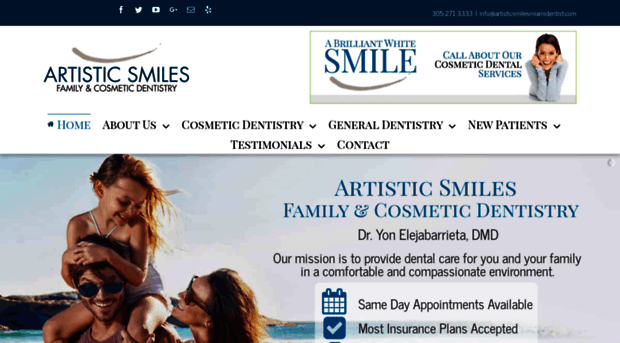 artisticsmilesmiamidentist.com