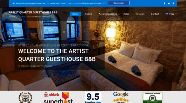 artistquarterguesthouse.com