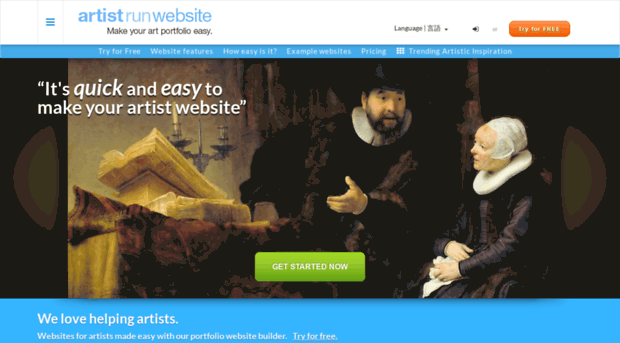 artistrunwebsite.com