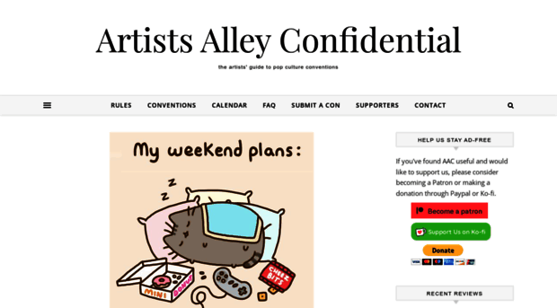 artistsalleyconfidential.com