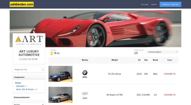 artluxuryautomotive.sahibinden.com