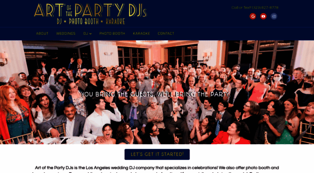 artofthepartydjs.com