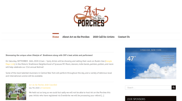 artontheporches.org