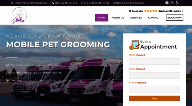 artpetgrooming.com