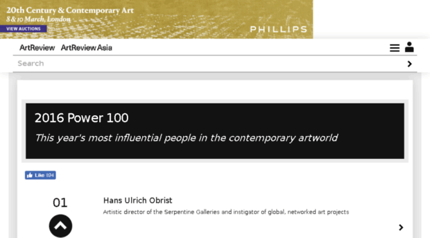 artreview100.com