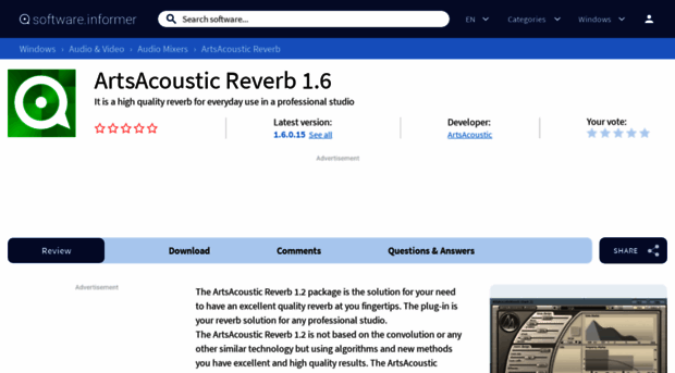 artsacoustic-reverb.informer.com